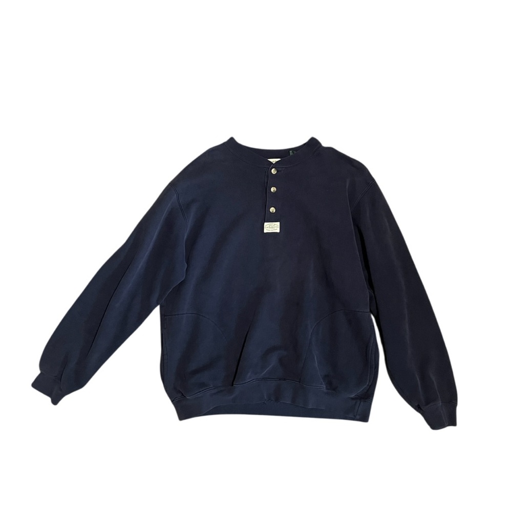 Vintage Navy Blue Men's Sweater